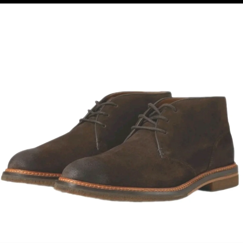 JOHSTON & MURPHY Calder Suede Oil-Rubbed Chukka Ankle Boot